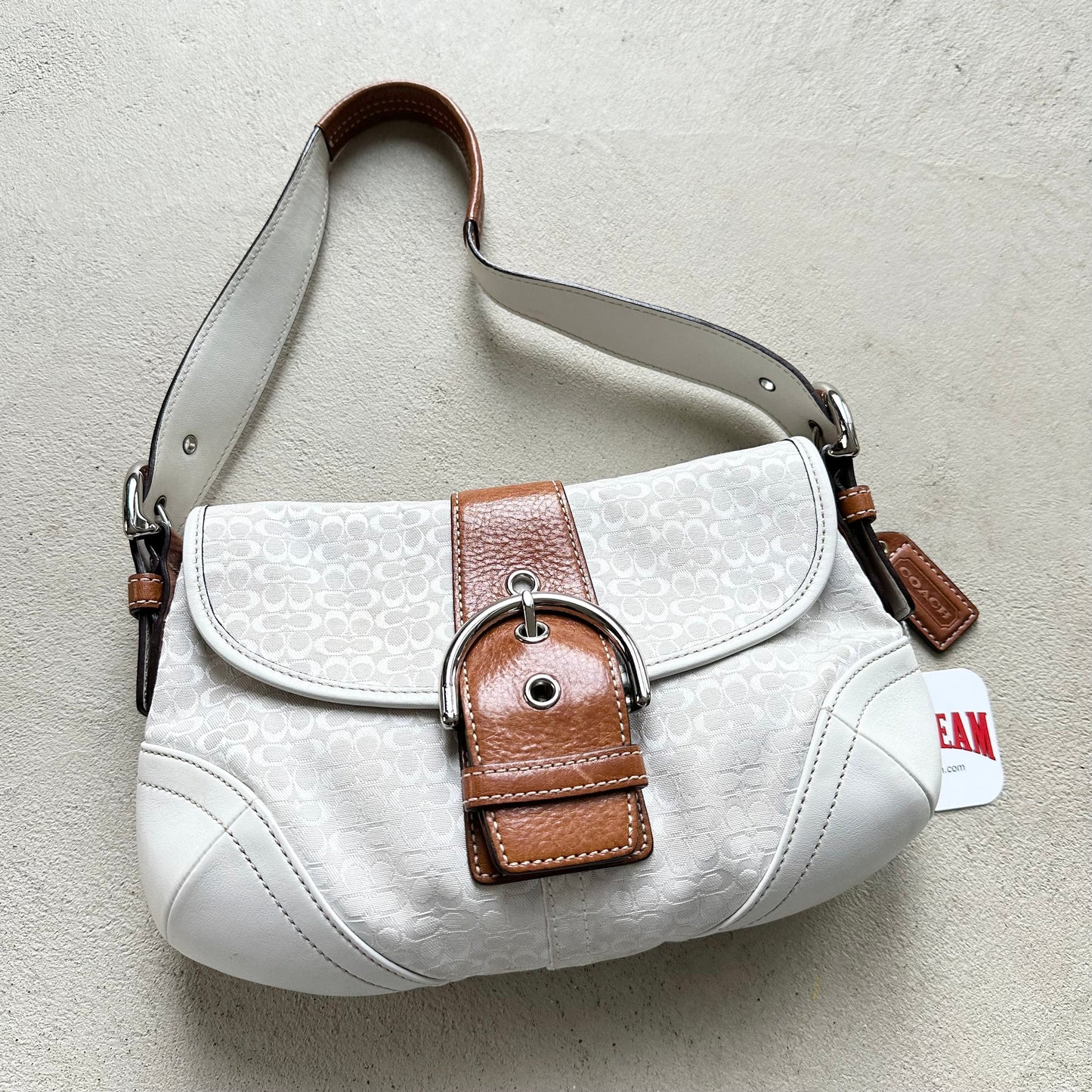 vintage y2k coach white mini soho shoulder bag 4