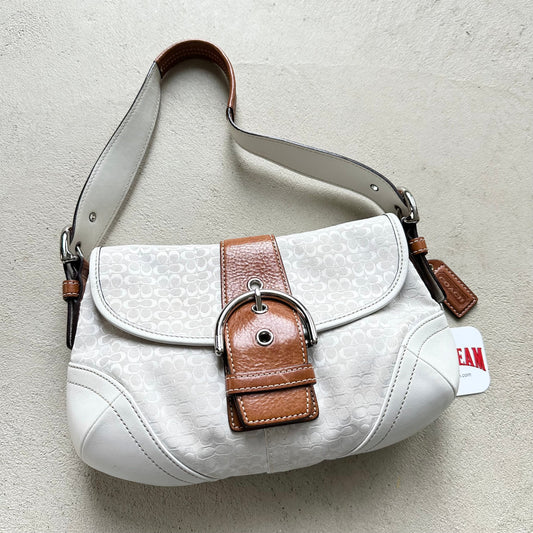 vintage y2k coach white mini soho shoulder bag 4