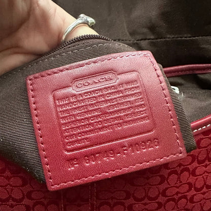 vintage y2k coach red soho shoulder bag 2