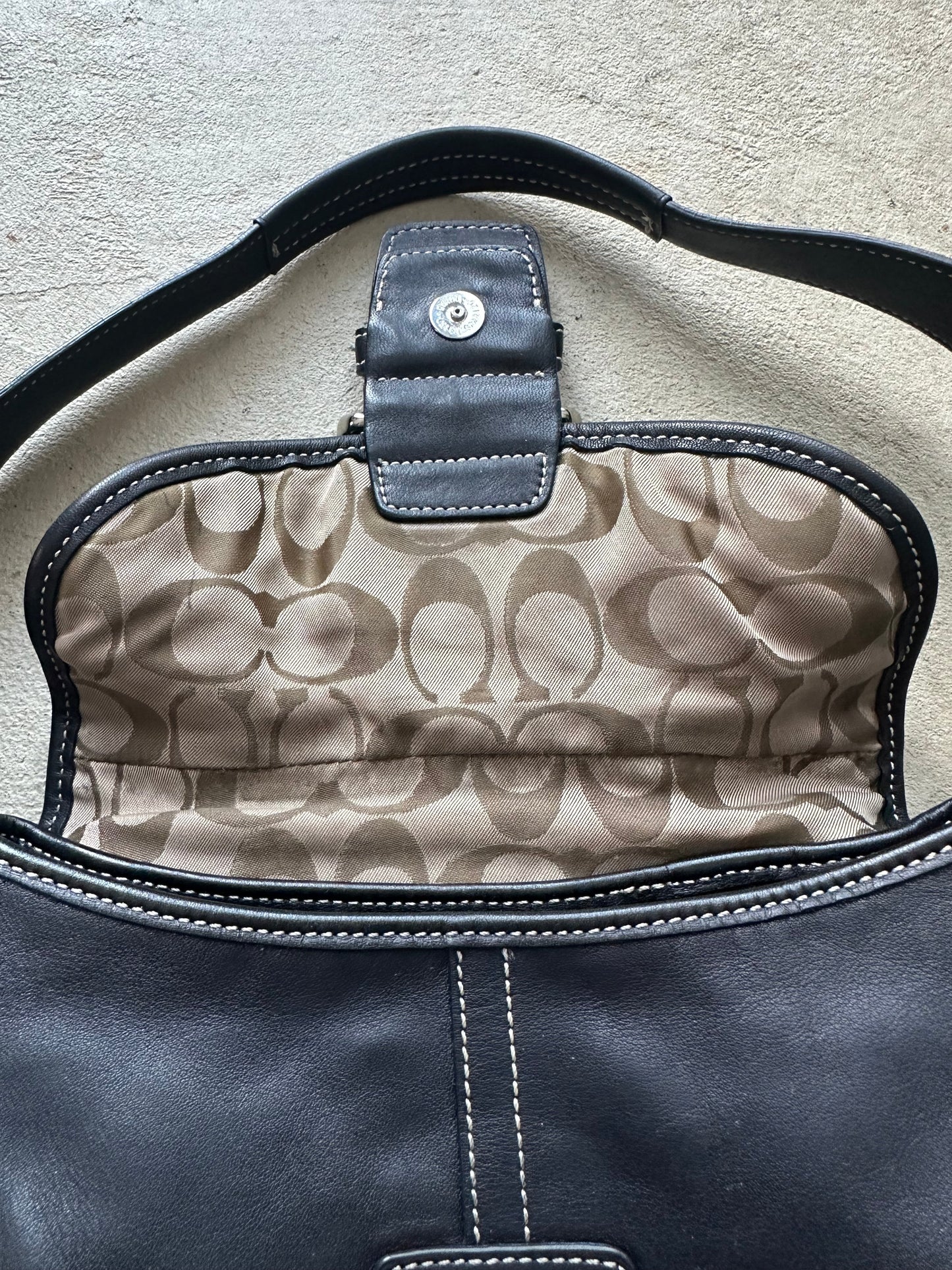 vintage y2k coach black mini soho