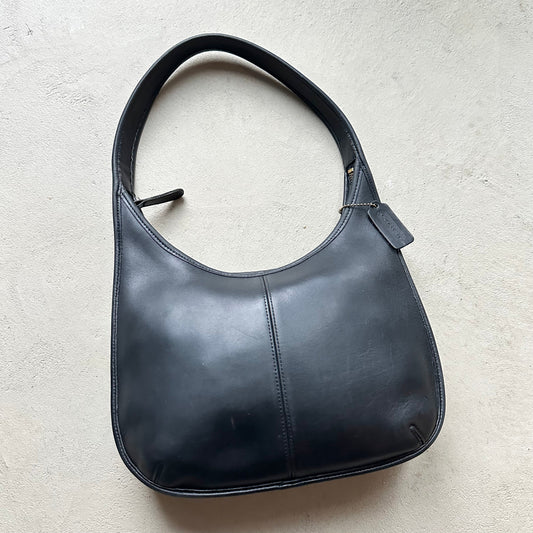 copy rare vintage coach brown woven leather shoulder bag