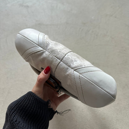 vintage y2k coach white mini soho shoulder bag 4