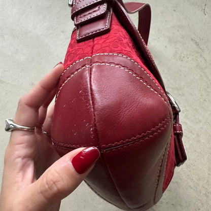 vintage y2k coach red soho shoulder bag 2