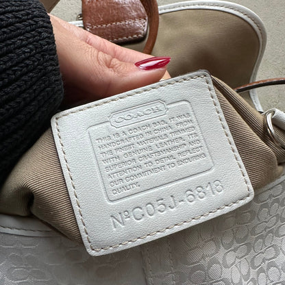 vintage y2k coach white mini soho shoulder bag 4
