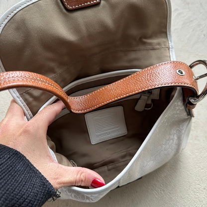 vintage y2k coach white mini soho shoulder bag 4