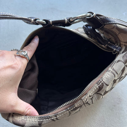 vintage y2k coach tan croissant shoulder bag 9
