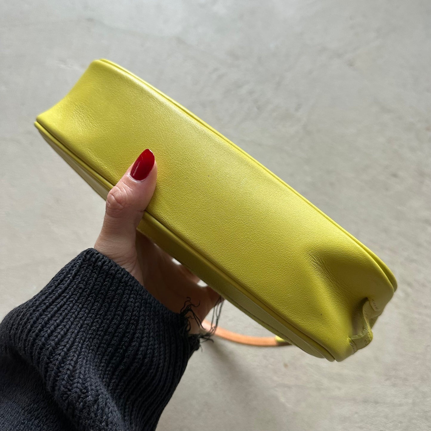 rare vintage y2k coach yellow demi shoulder bag