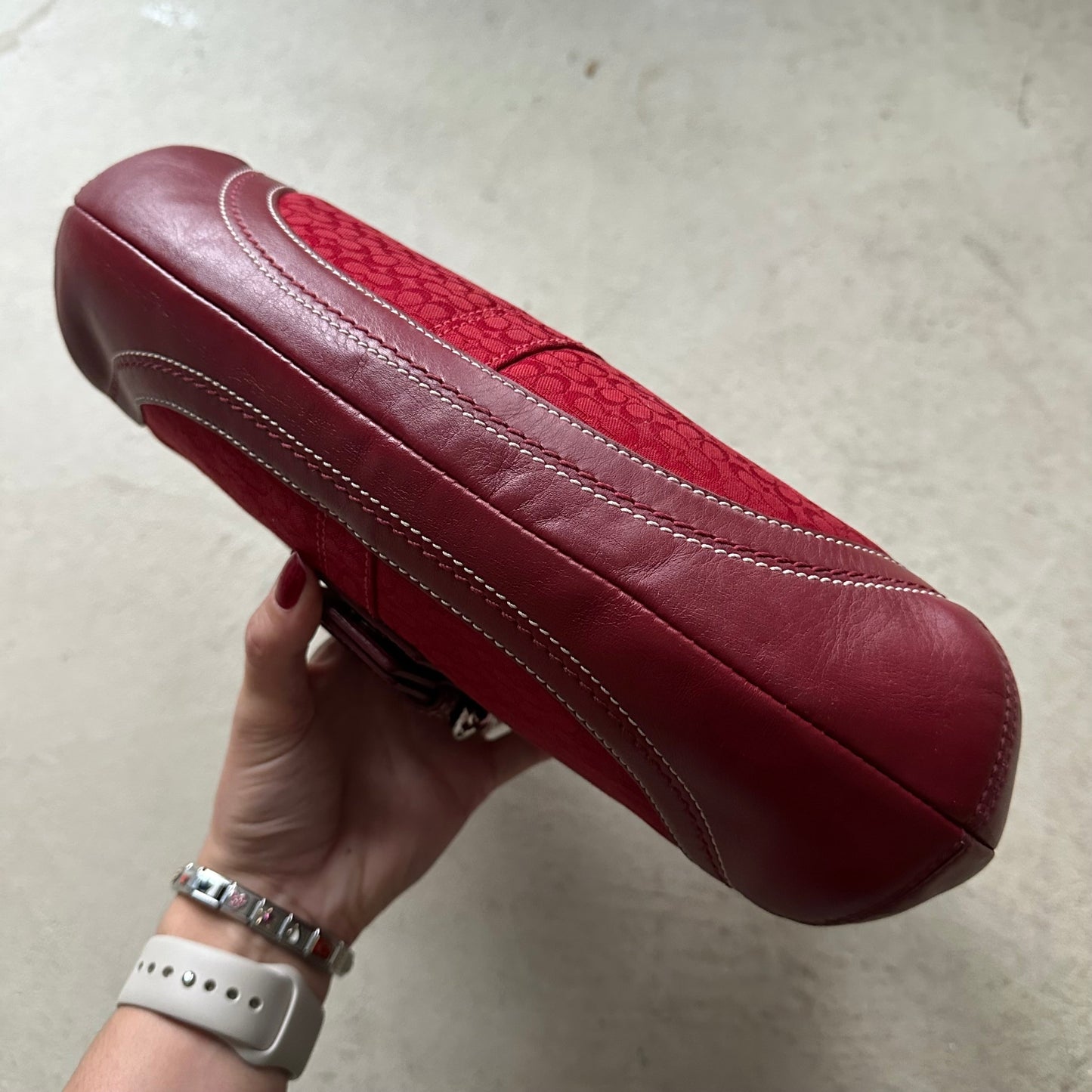 vintage y2k coach red soho shoulder bag 2
