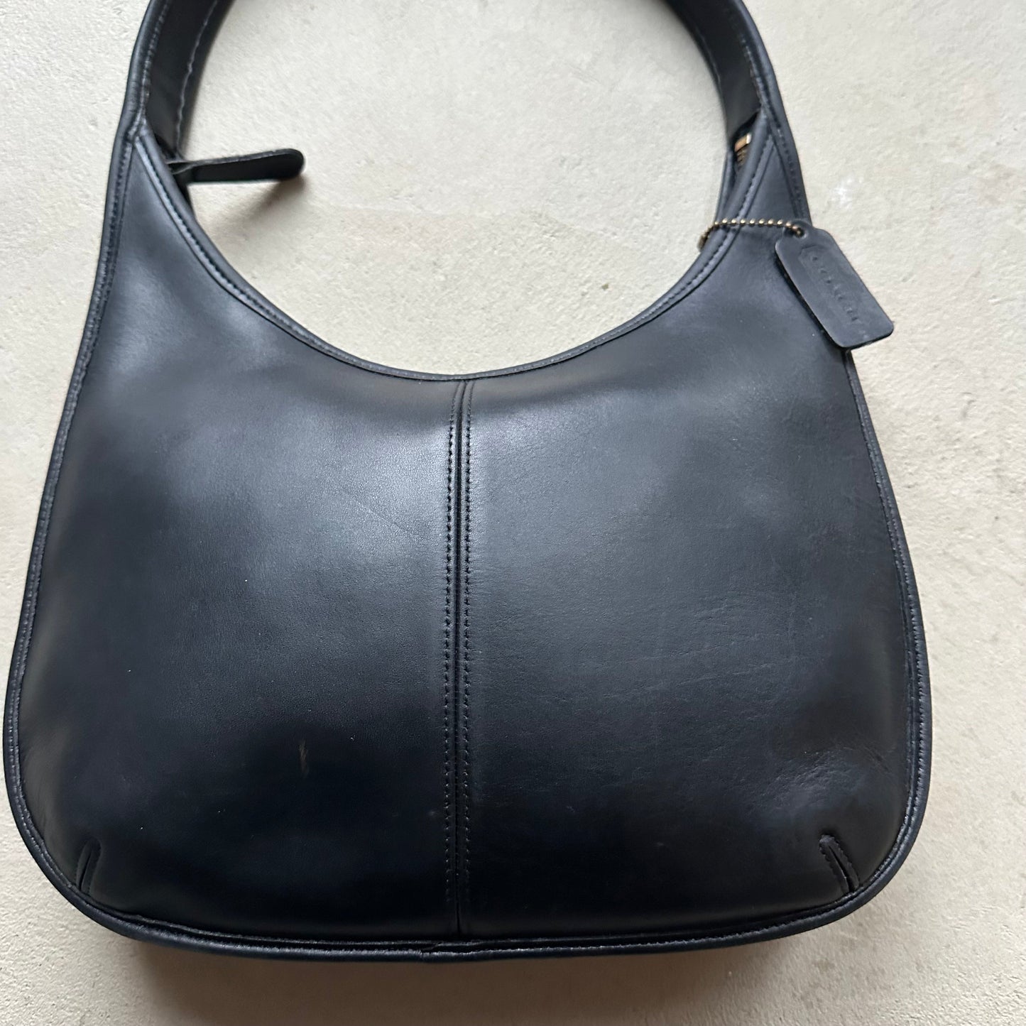 copy rare vintage coach brown woven leather shoulder bag