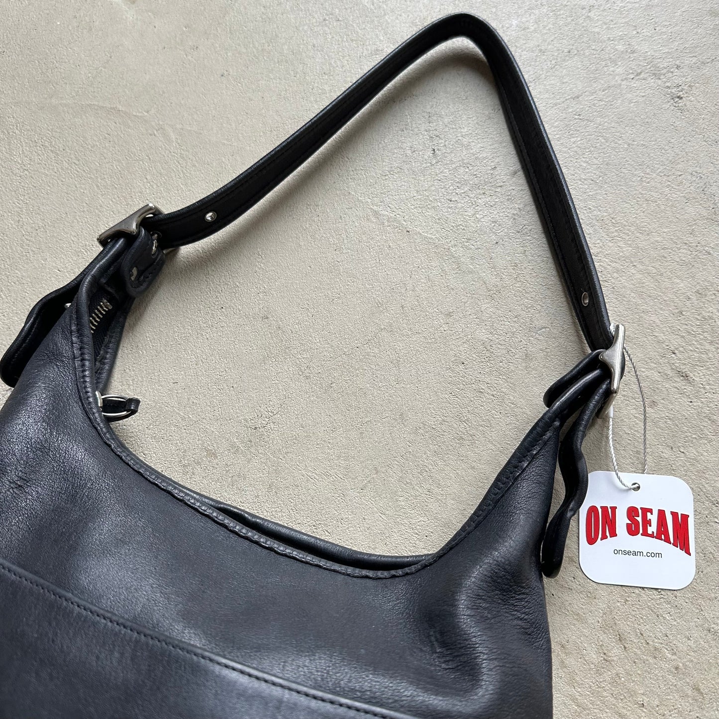 vintage y2k coach black shoulder bag 12