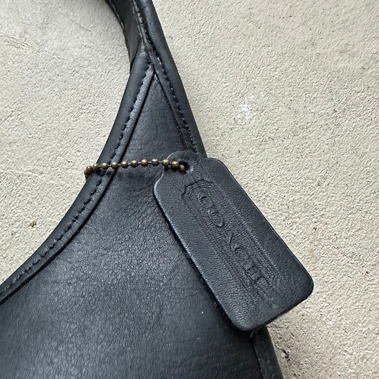 copy rare vintage coach brown woven leather shoulder bag