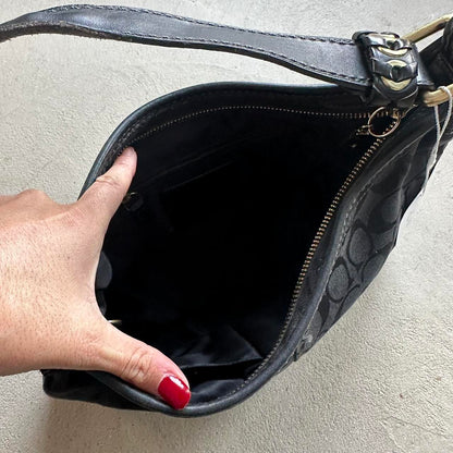 vintage y2k coach black shoulder bag 13