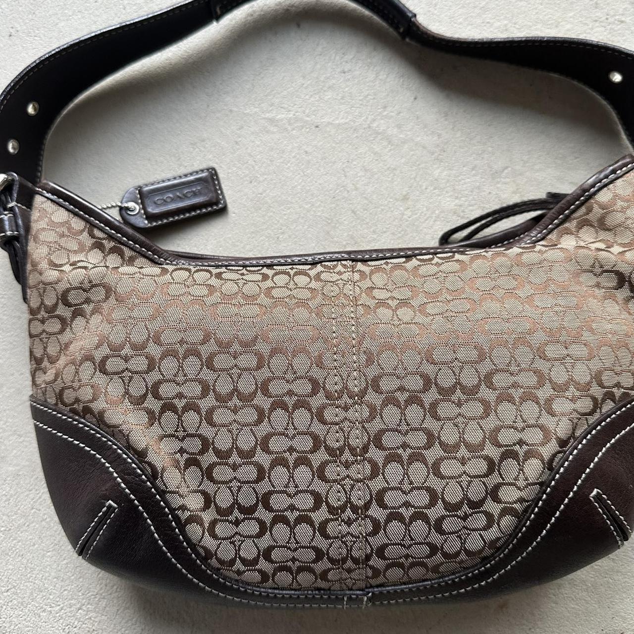 vintage y2k coach brown croissant shoulder bag 8