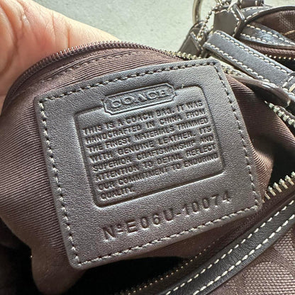 vintage y2k coach brown croissant shoulder bag 7