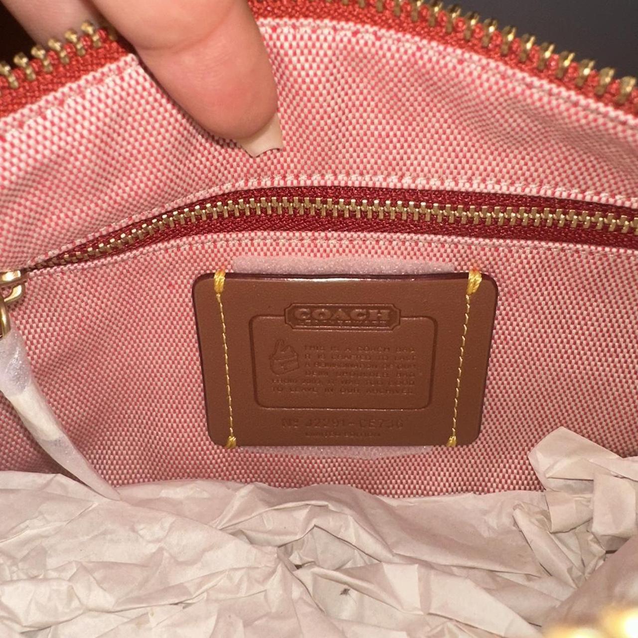 Coach Demi Signature Jacquard Sport Red Honolulu Fukubukuro Grab Bag Limited Edition NWOT💜🍇