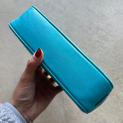rare vintage y2k coach neon blue demi shoulder bag