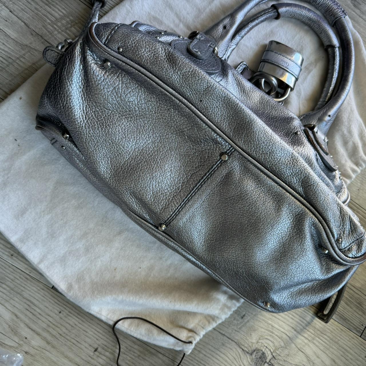 Authentic silver Chloe paddington bag🥬🎄