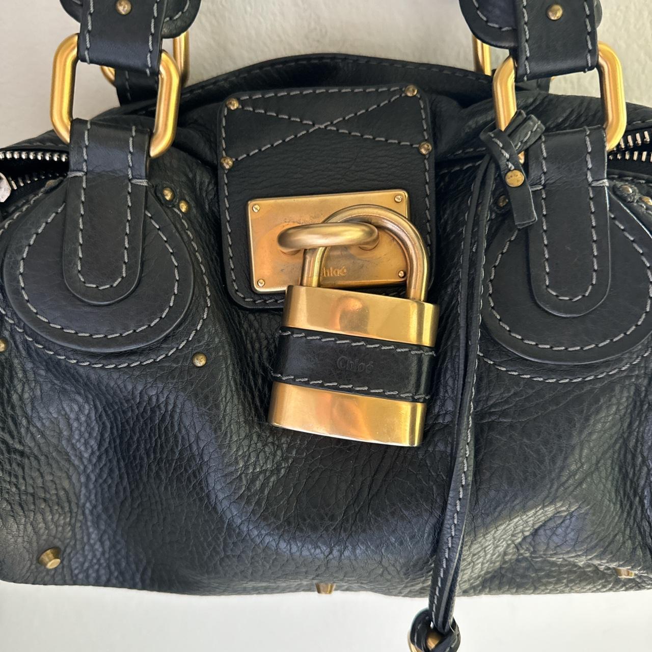 Authentic black Chloe paddington bag🩷🍒