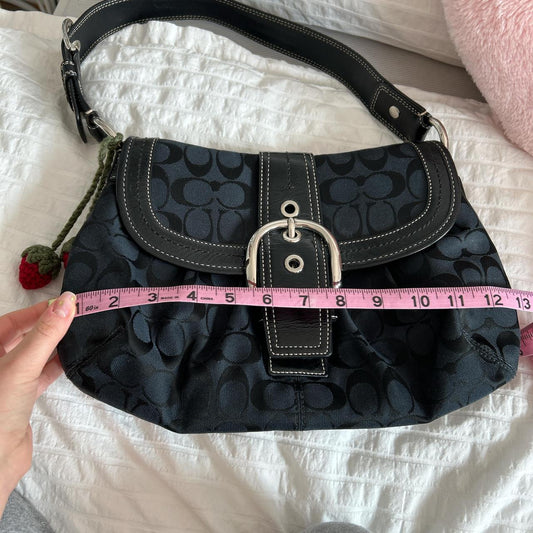 🫐🪻 y2k vintage black Coach soho shoulder 🫐🪻