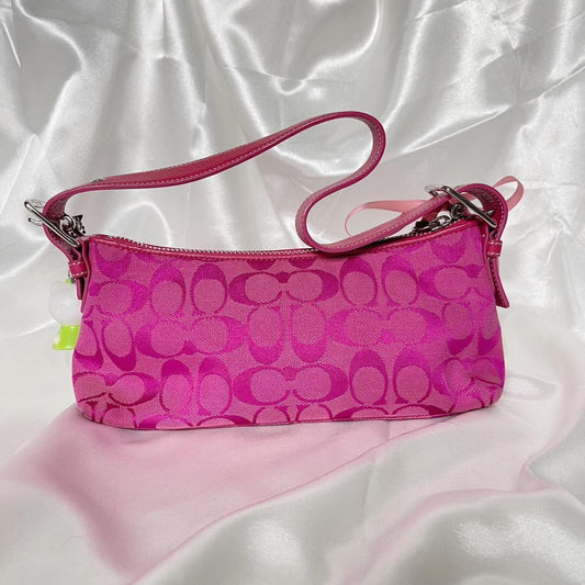💖2004  Coach Signature CC Baguette Demi💖