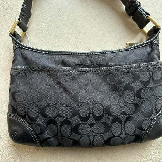 vintage y2k coach black shoulder bag 13