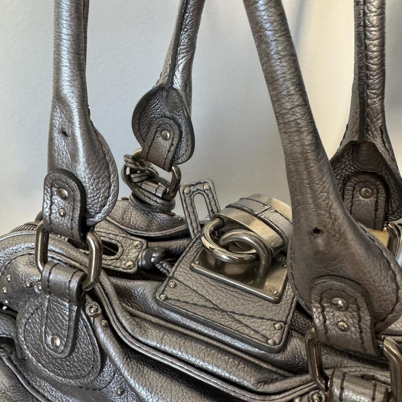 Authentic silver Chloe paddington bag🥬🎄