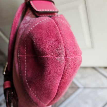 Vintage Coach Mini Soho Buckle Flap Pink Shoulder Purse🌺🩷