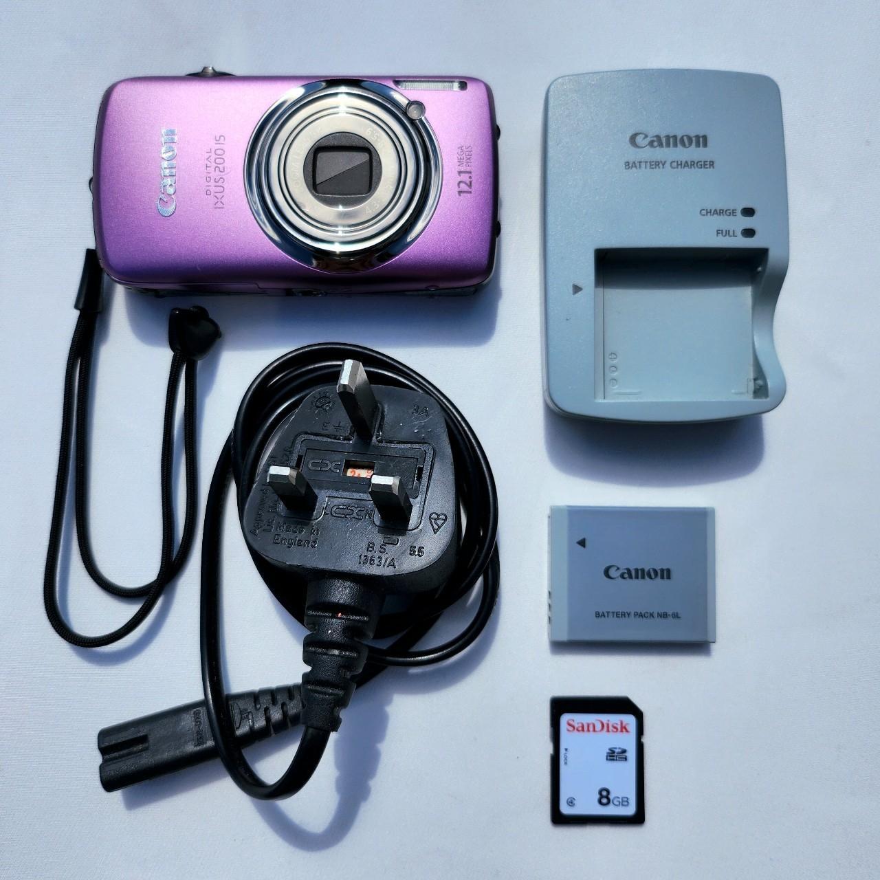 Used Pink Canon IXUS 200 IS Digital Camera